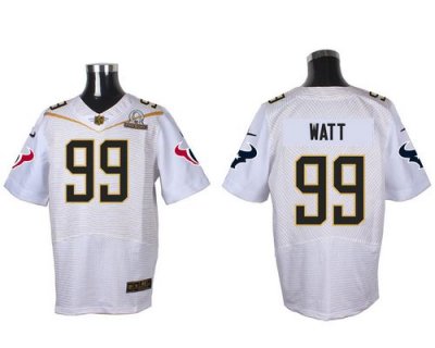 Jerseys Factory Cheap Nike Texans #99 J.J. Watt White 2016 Pro B
