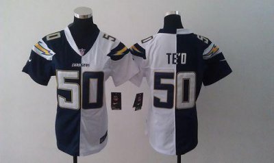 Jerseys Factory Cheap Nike Chargers #50 Manti Te'o Navy Blue/Whi