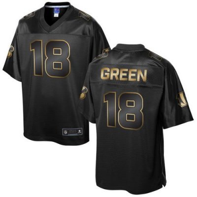 Jerseys Factory Cheap Nike Bengals #18 A.J. Green Pro Line Black
