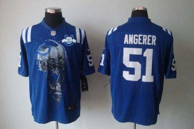 Jerseys Factory Cheap Nike Colts #51 Pat Angerer Royal Blue Team