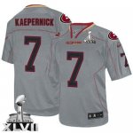 Jerseys Factory Cheap Nike 49ers #7 Colin Kaepernick Lights Out