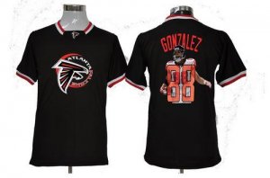 Jerseys Factory Cheap Nike Falcons #88 Tony Gonzalez Black Men's