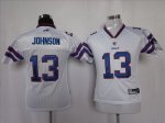 Jerseys Factory Cheap Bills #13 Steve Johnson White 2011 New Sty