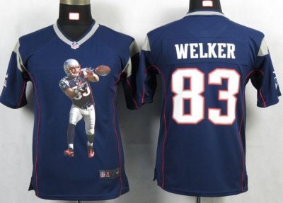 Jerseys Factory Cheap Nike Patriots #83 Wes Welker Navy Blue Tea