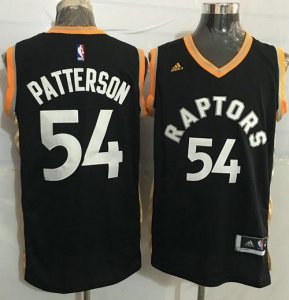 Jerseys Factory Cheap Raptors #54 Patrick Patterson Black/Gold S