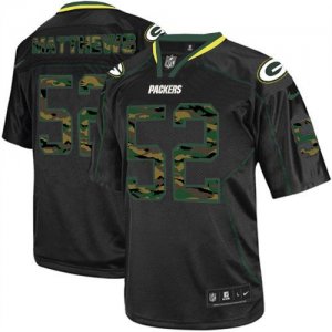 Jerseys Factory Cheap Nike Packers #52 Clay Matthews Black Men's