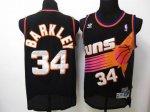 Jerseys Factory Cheap Suns #34 Charles Barkley Black Throwback S