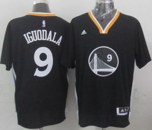 Jerseys Factory Cheap Warriors #9 Andre Iguodala New Black Alter