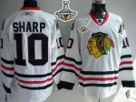 Jerseys Factory Cheap Blackhawks #10 Patrick Sharp Embroidered W