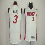 Jerseys Factory Cheap Revolution 30 Heat #3 Dwyane Wade White Em
