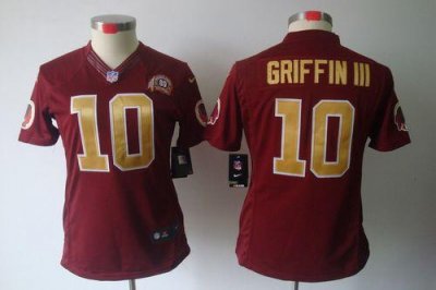 Jerseys Factory Cheap Nike Redskins #10 Robert Griffin III Burgu