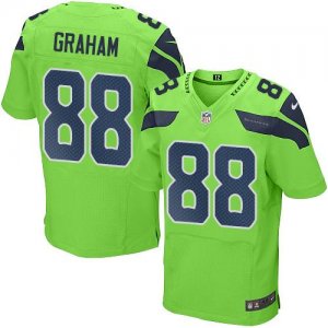 Jerseys Factory Cheap Nike Seahawks #88 Jimmy Graham Green Men's