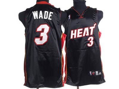 Jerseys Factory Cheap Heat #3 Dwyane Wade Stitched Black NBA Jer