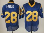 Jerseys Factory Cheap Mitchell and Ness Rams #28 Marshall Faulk