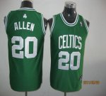 Jerseys Factory Cheap Celtics #20 Ray Allen Green Embroidered Yo