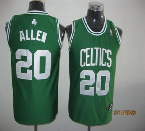 Jerseys Factory Cheap Celtics #20 Ray Allen Green Embroidered Yo