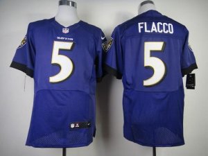 Jerseys Factory Cheap Nike Ravens #5 Joe Flacco Purple Team Colo
