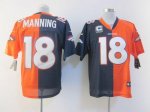 Jerseys Factory Cheap Nike Broncos #18 Peyton Manning Orange/Nav