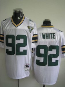 Jerseys Factory Cheap Mitchell & Ness Packers #92 Reggie White W