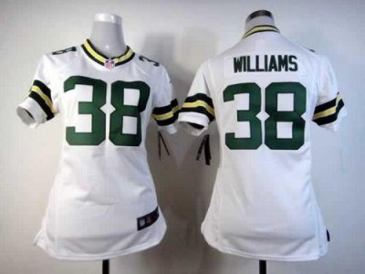 Jerseys Factory Cheap Nike Packers #38 Tramon Williams White Wom