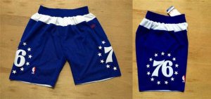 Jerseys Factory Cheap Philadelphia 76ers Dark Blue NBA Shorts