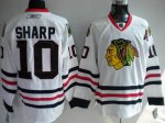 Jerseys Factory Cheap Blackhawks #10 Patrick Sharp Embroidered W