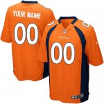 Jerseys Factory Cheap Nike Denver Broncos Customized Orange Embr