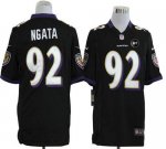 Jerseys Factory Cheap Nike Ravens #92 Haloti Ngata Black Alterna