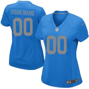 Jerseys Factory Cheap Nike Detroit Lions Customized Blue Embroid