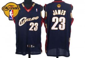 Jerseys Factory Cheap Cavaliers #23 LeBron James Blue The Finals