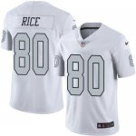 Jerseys Factory Cheap Nike Raiders #80 Jerry Rice White Men's St