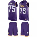 Jerseys Factory Cheap Nike Vikings #75 Matt Kalil Purple Team Co