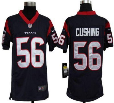 Jerseys Factory Cheap Nike Texans #56 Brian Cushing Navy Blue Te