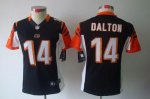 Jerseys Factory Cheap Nike Bengals #14 Andy Dalton Black Team Co