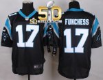 Jerseys Factory Cheap Nike Panthers #17 Devin Funchess Black Tea