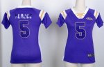 Jerseys Factory Cheap Nike Ravens #5 Joe Flacco Purple Women's E