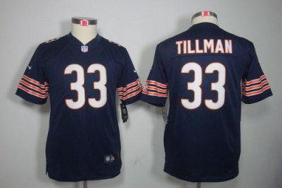 Jerseys Factory Cheap Nike Bears #33 Charles Tillman Navy Blue T