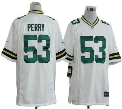 Jerseys Factory Cheap Nike Packers #53 Nick Perry White Men's Em