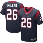 Jerseys Factory Cheap Nike Texans #26 Lamar Miller Navy Blue Tea