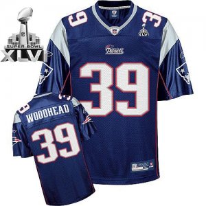 Jerseys Factory Cheap Patriots #39 Danny Woodhead Dark Blue Supe