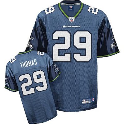 Jerseys Factory Cheap Seahawks #29 Earl Thomas Blue Stitched NFL