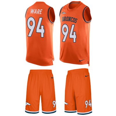Jerseys Factory Cheap Nike Broncos #94 DeMarcus Ware Orange Team