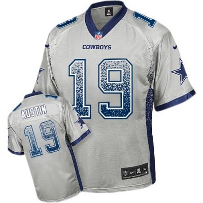 Jerseys Factory Cheap Nike Cowboys #19 Miles Austin Grey Men's E