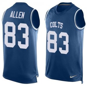Jerseys Factory Cheap Nike Colts #83 Dwayne Allen Royal Blue Tea
