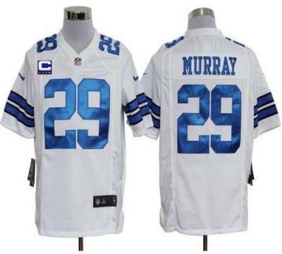 Jerseys Factory Cheap Nike Cowboys #29 DeMarco Murray White With