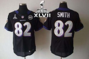 Jerseys Factory Cheap Nike Ravens #82 Torrey Smith Black Alterna