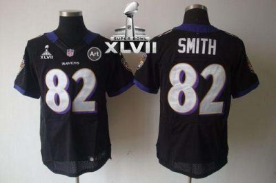 Jerseys Factory Cheap Nike Ravens #82 Torrey Smith Black Alterna