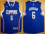 Jerseys Factory Cheap Clippers #6 DeAndre Jordan Blue Alternate