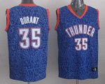 Jerseys Factory Cheap Thunder #35 Kevin Durant Blue Crazy Light