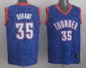 Jerseys Factory Cheap Thunder #35 Kevin Durant Blue Crazy Light